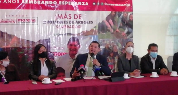 Puebla "dio una lección" a Morena en las elecciones: Armenta