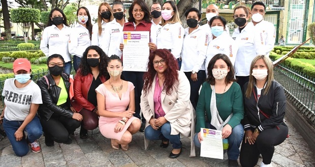 Ariadna Ayala va contra la violencia de género en Atlixco