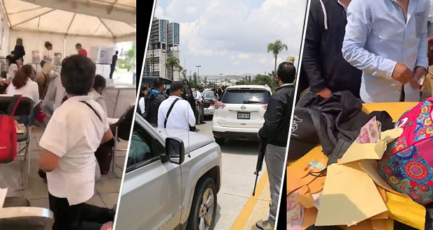 Balaceras en 3 municipios y detenidos por compra de votos en elección de Puebla