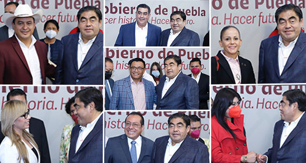 Barbosa se reúne con diputados electos de Morena; acude Garmendia  