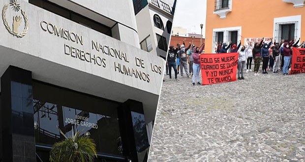 CNDH pide al gobierno de Puebla respetar protestas de normalistas