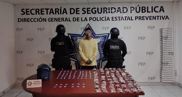 Cae narcomenudista de “Los Angelinos 13” en colonia de Atlixco