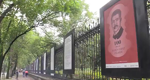 Con galería en Chapultepec, conmemoran a poeta López Velarde
