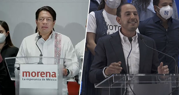 Dirigentes de Morena, PRI y PAN declaran “triunfos” en estas gubernaturas