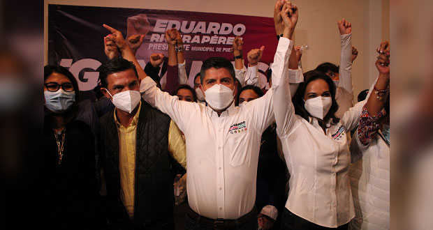 Eduardo Rivera se proclama ganador; “habrá relación de respeto con Barbosa”