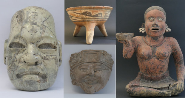 Alemanes devuelven voluntariamente 34 piezas arqueológicas a México