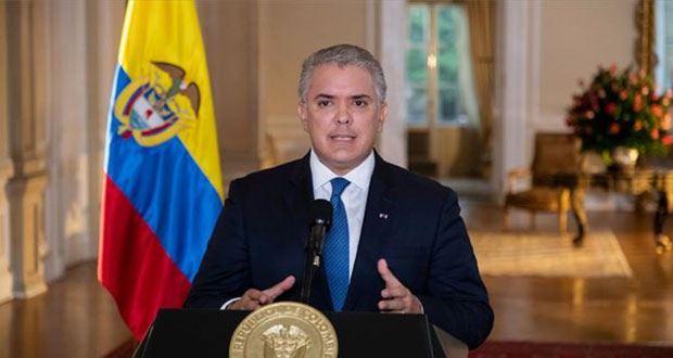Iván Duque, presidente de Colombia, acusa atentado en helicóptero