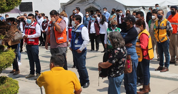 SEP participa en el simulacro nacional, anuncia Delfina Gómez