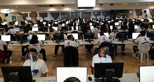 Van 215 actas capturadas por alcaldías en Puebla; participación del 45%