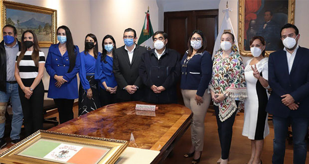 Barbosa se reúne con diputados locales electos del PAN