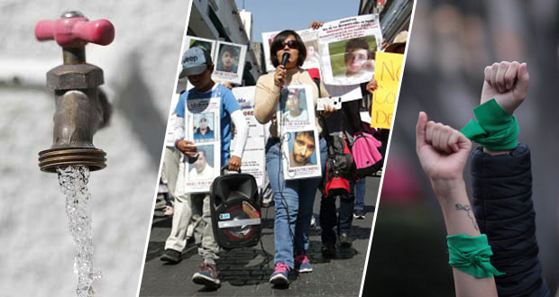 Legislatura de Morena se va sin cumplir con agua, aborto y desaparecidos.