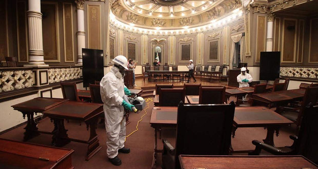 Congreso de Puebla reporta 5 casos de Covid; descarta brote