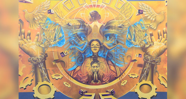 Crean mural en honor a trabajadores de la salud que atendieron Covid