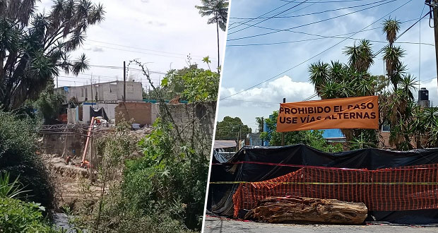 Edificado por vecinos hace 60 años, cae puente de la Gregorio Ramos