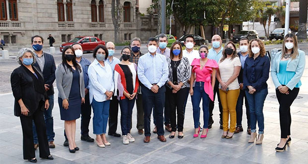Eduardo Rivera se reúne con regidores electos; trazan estrategia
