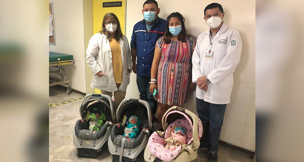El IMSS en Coahuila logra nacimiento exitoso de trillizos