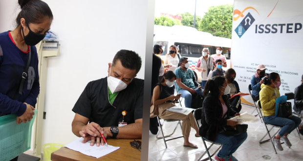 Issstep realiza jornada de atención médica en Tehuacán