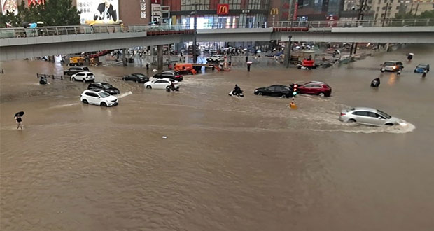 Inundaciones en China dejan al menos 25 muertos