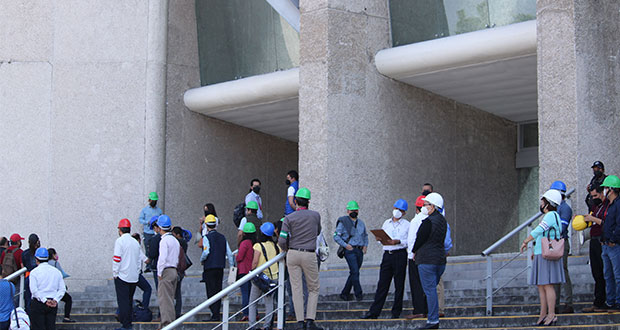 PC realizará informe estructural de edificaciones tras sismo en Puebla