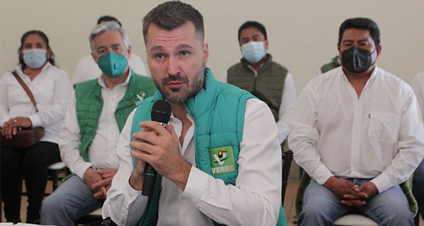 Partido Verde en Puebla respalda campaña de Ebrard para presidencia