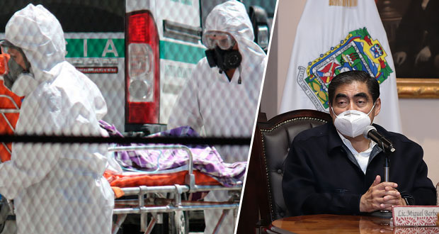 Puebla, con tendencia en repunte de contagios por Covid-19: Barbosa 