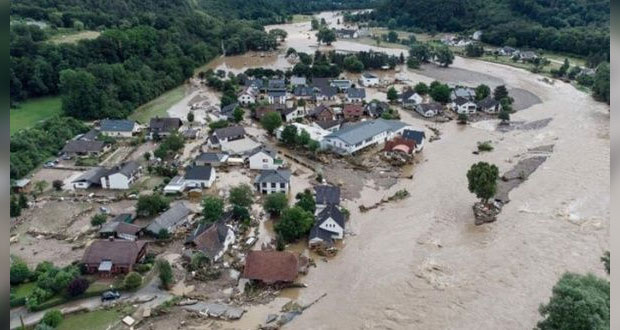 Suman 165 muertos en Alemania por fuertes lluvias e inundaciones