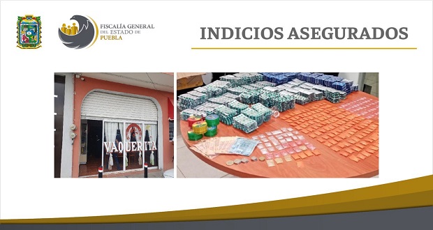FGE asegura más de 14 mil pastillas y droga en Atlixco
