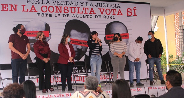 Promueven consulta en Puebla sobre juicio a expresidentes