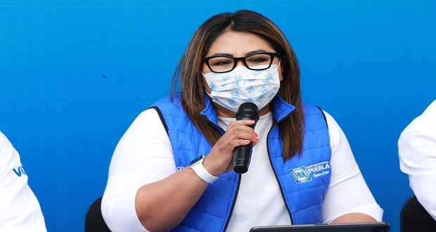 Genoveva Huerta, líder del PAN en Puebla, nuevamente tendría Covid
