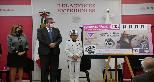 Lotería Nacional devela billete de Simón Bolívar “El Libertador”