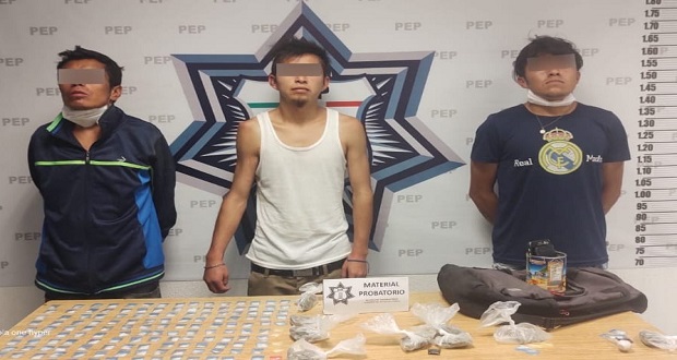SSP detiene a 3 presuntos narcomenudistas de “El Pelón del Sur”