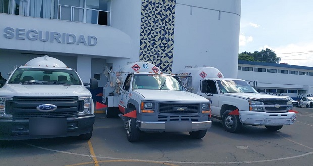 Policía Estatal captura a 4 presuntos huachigaseros en Puebla