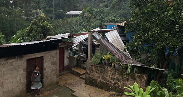 140 viviendas afectadas en Huitzilan por “Grace”: Antorcha