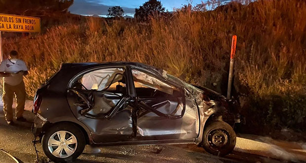 2 mujeres y un bebé mueren en accidente en la Amozoc-Perote