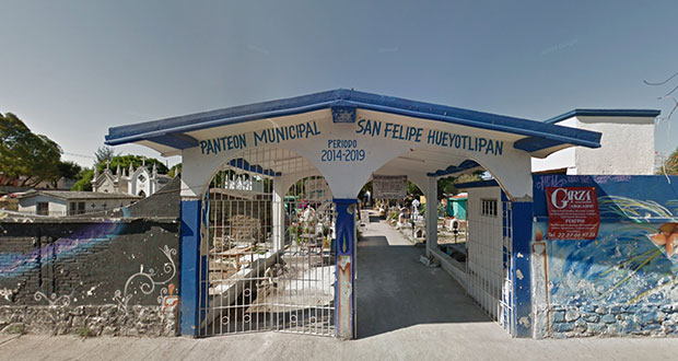 A sus 100 años, panteón de San Felipe Hueyotlipan tiene sobrecupo