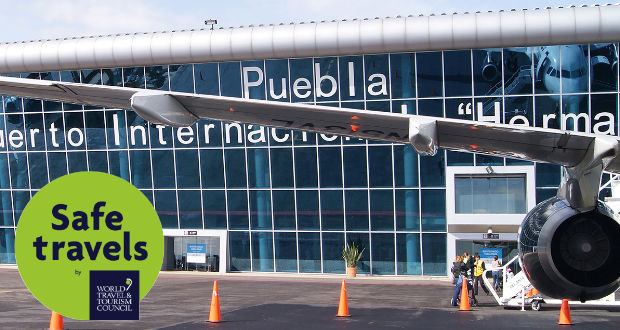 Aeropuerto de Puebla, certificado para recibir turistas en pandemia