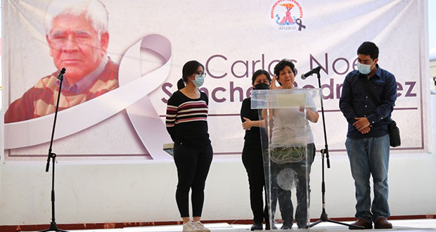 Antorcha rinde homenaje a Carlos Sánches, líder en Tlaxcala