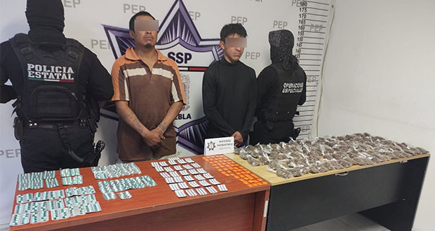 Capturan a 2 presuntos distribuidores de droga en Ocotlán