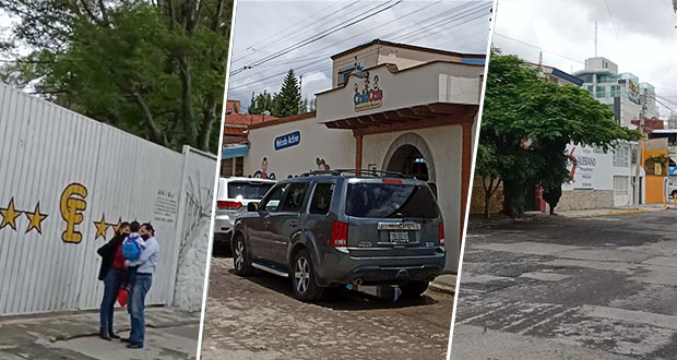 Con organización, pero baja afluencia, el regreso a aulas en Puebla