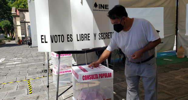 En consulta de juicio a expresidentes participaron 409,926 poblanos; el 8.6%