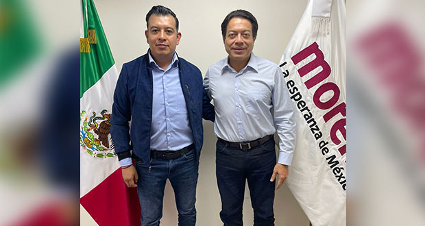 Delgado y Belmont acuerdan rutas de acción de Morena en Puebla