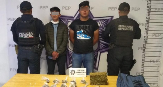 SSP detiene a 2 presuntos narcomenudistas de “El Chupón”
