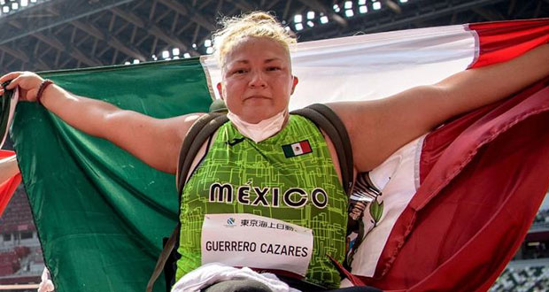 En Paralímpicos, Guerrero gana bronce en lanzamiento de disco