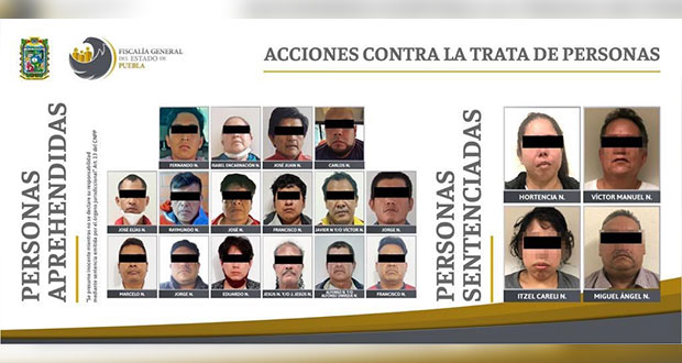FGE obtiene 16 órdenes de aprensión por trata de personas en Puebla