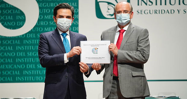 IMSS y sindicato revisan Contrato Colectivo de Trabajo para 2021-2023