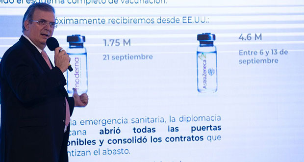 México terminará 2021 con 150 millones de vacunas Covid: Ebrard