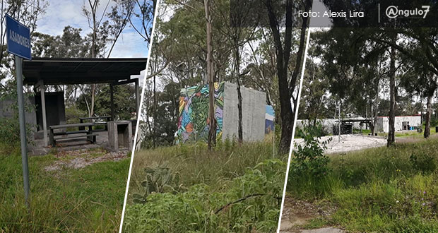 Parque Cerro de Amalucan luce abandonado; piden rehabilitarlo