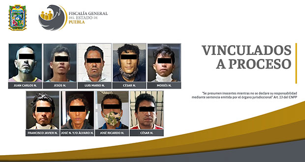 Por robar y dañar la vía pública, vinculan a proceso a 9 en Puebla