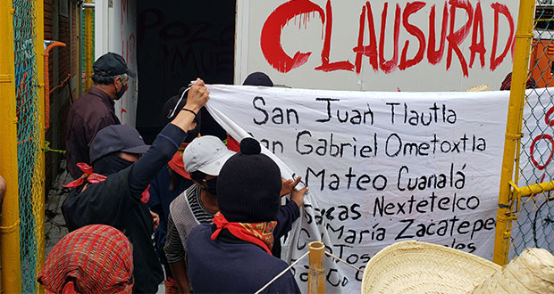 Pueblos defensores del agua irrumpen en Bonafont y clausuran pozo