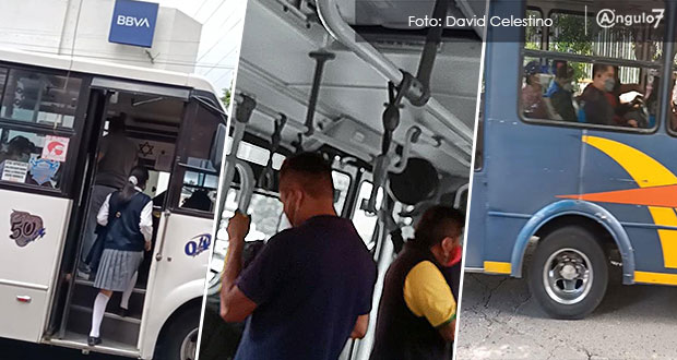Regreso a clases, sin aumentar afluencia en transporte público